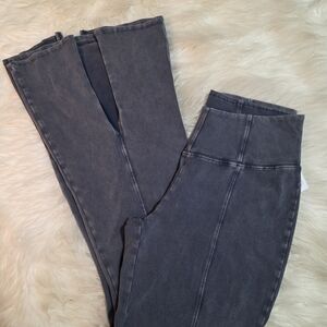 High-Rise Charcoal Stretch Jeggings for Women
